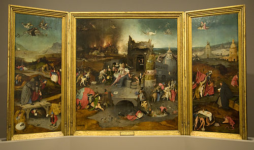 La Tentation de saint Antoine, 1501, Jérôme Bosch