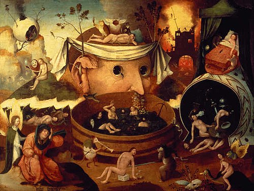 La vision de Tondale, 1550, Jérôme Bosch