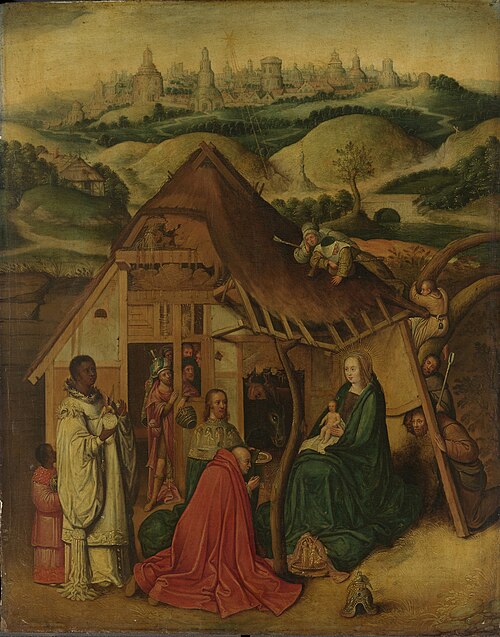 The adoration of the magi, 1650, Jérôme Bosch