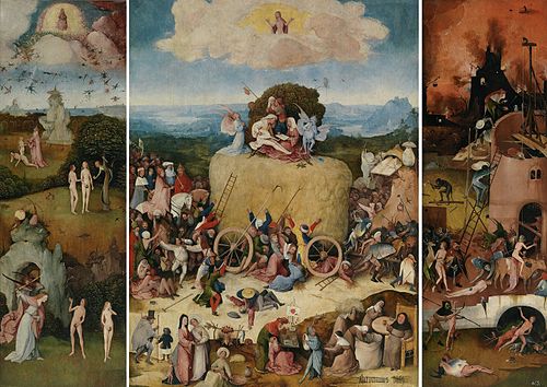 Le Chariot de foin, 1510, Jérôme Bosch