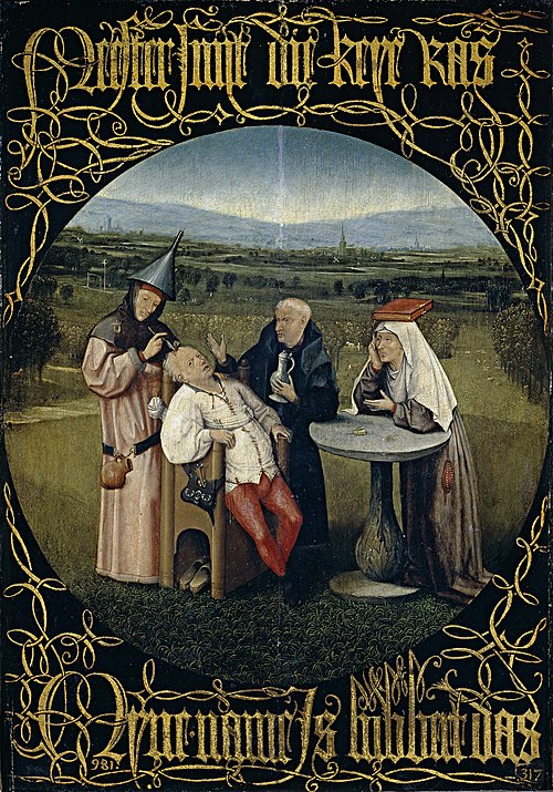 La Lithotomie, 1503, Jérôme Bosch