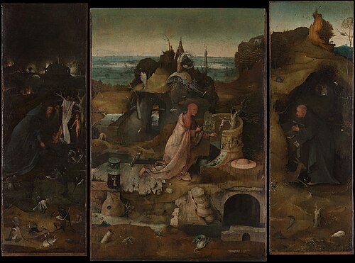 Triptyque des ermites, 1493, Jérôme Bosch