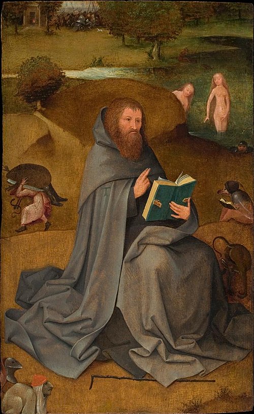 La Tentation de saint Antoine., 1510, Jérôme Bosch