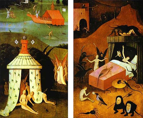 Paradise and Hell, 1513, Jérôme Bosch