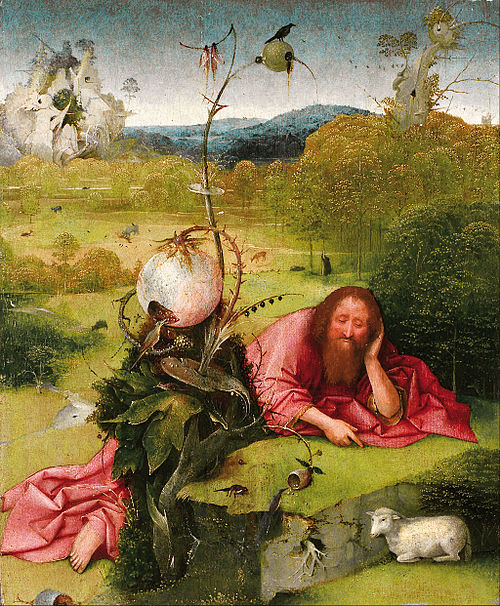 Saint Jean-Baptiste dans le désert, 1489, Jérôme Bosch