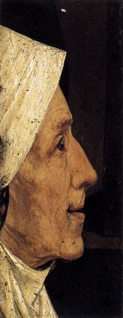 Head of an old woman, 1500, Hieronymus Bosch
