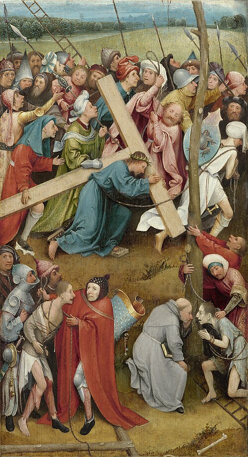 Christ Carrying the Cross, 1500, Hieronymus Bosch