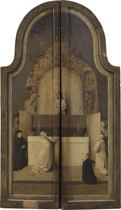 The Mass of Saint Gregory, 1494, Hieronymus Bosch