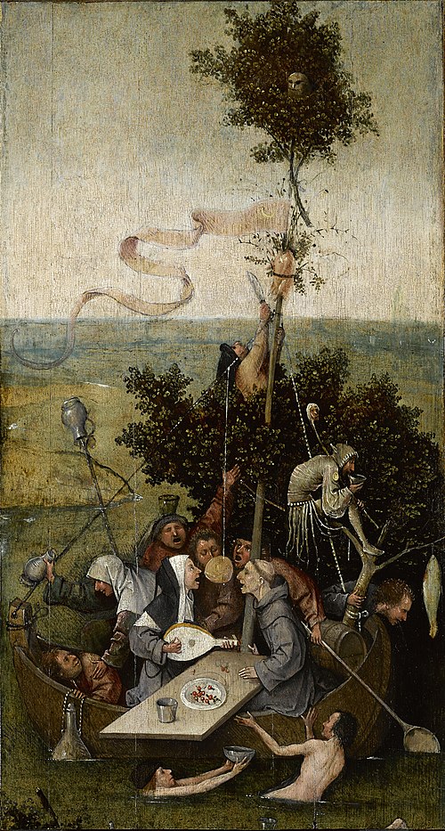 Ship of Fools, 1500, Hieronymus Bosch
