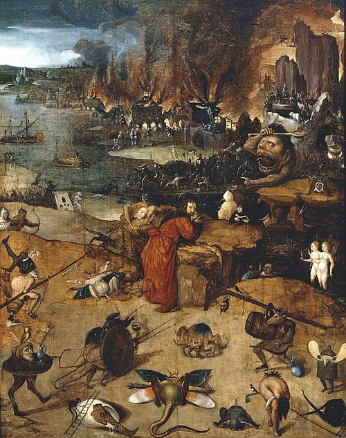Temptation of St. Athony, 1550, Hieronymus Bosch