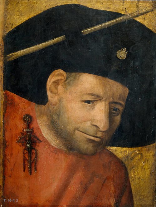 Head of a Halberdier, 1490, Hieronymus Bosch