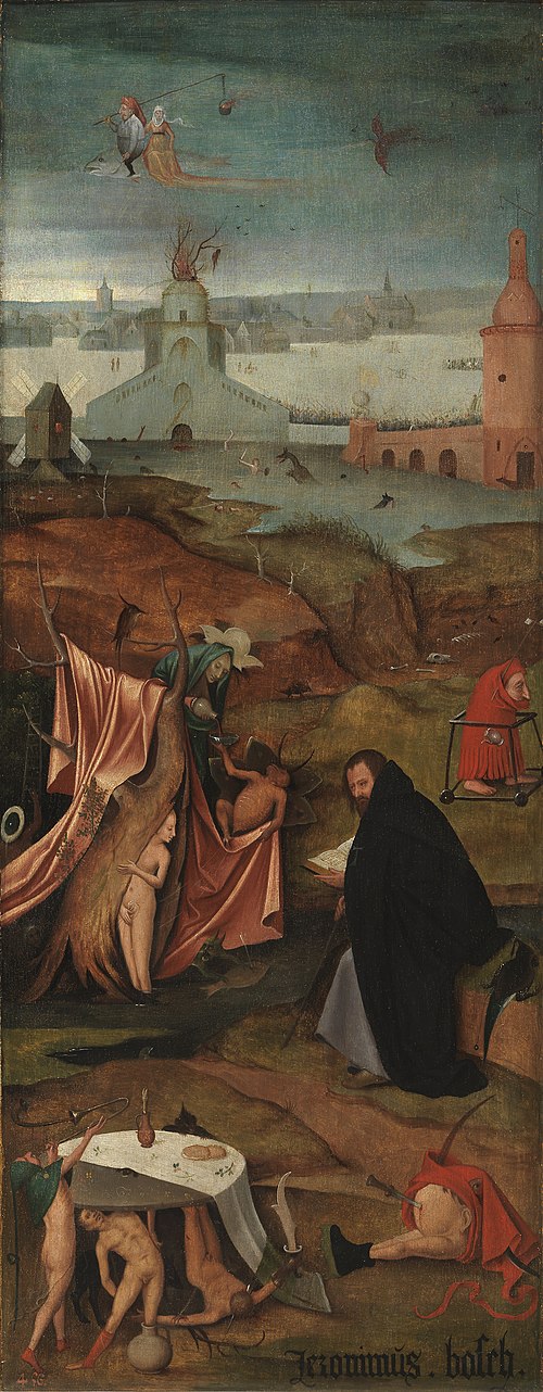 The Temptations of Saint Anthony, 1401, Hieronymus Bosch
