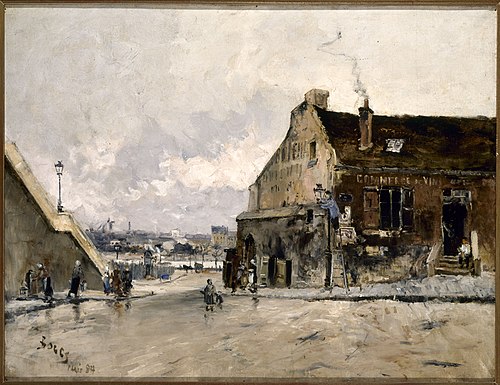 La rue Beethoven, à Passy, 1884, Frank Myers Boggs