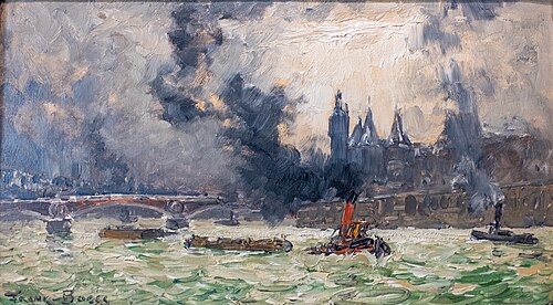 Le Pont au change, 1900, Frank Myers Boggs