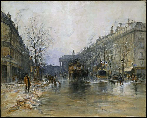 Paris Street Scene, 1893, Frank Myers Boggs
