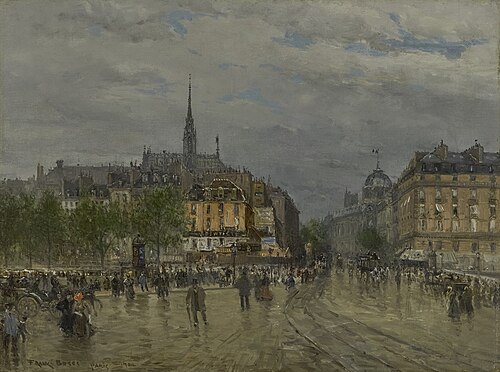 View of Pari, 1900, Frank Myers Boggs