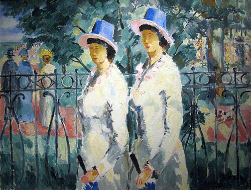 Two Sisters II, 1928, Kasimir Malevitch