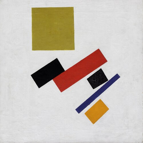 Pictorial Masses in Movement. Suprematist Composition, 1915, Kasimir Malevitch