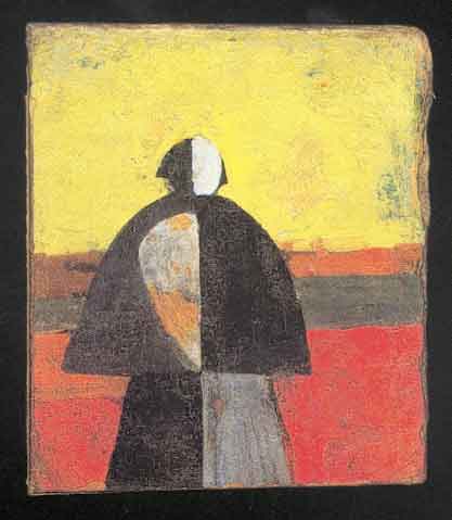 Paysan dans les champs, 1930, Kasimir Malevitch