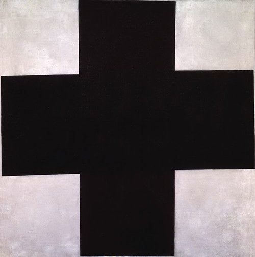 Black Cross, 1924, Kasimir Malevitch