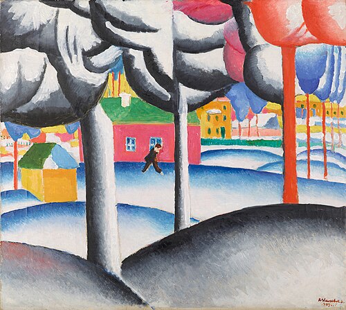 Paysage (L'Hiver), 1927, Kasimir Malevitch