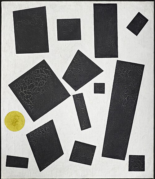 Suprematistische Komposition, 1915, Kasimir Malevitch