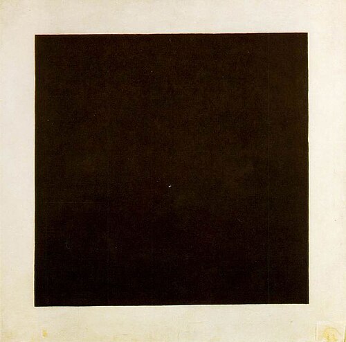 Black Square, 1924, Kasimir Malevitch