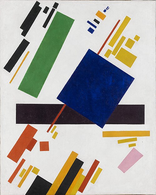 Composition suprématiste, 1915, Kasimir Malevitch