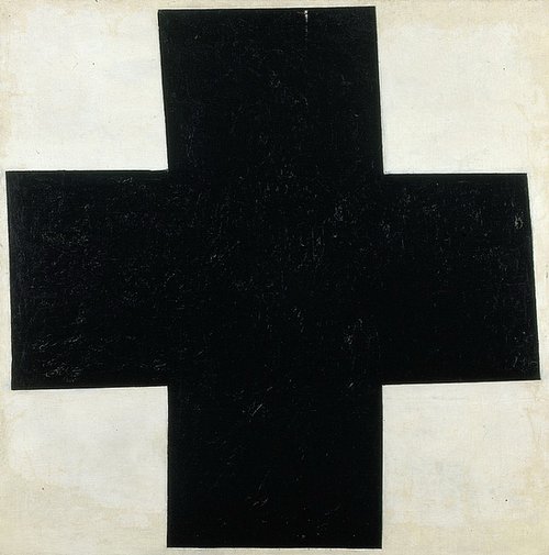 Croix noire, 1915, Kasimir Malevitch