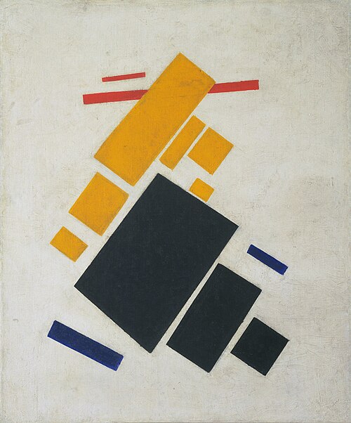 Suprematist Composition: Airplane Flying, 1915, Kasimir Malevitch