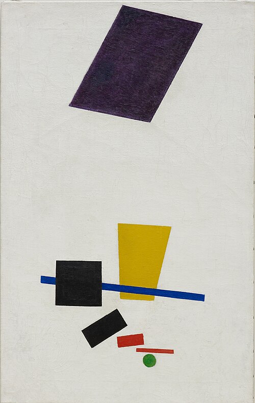 Painterly Realism of a Football Player - Color Masses in the 4th Dimension, 1915, Kasimir Malevitch