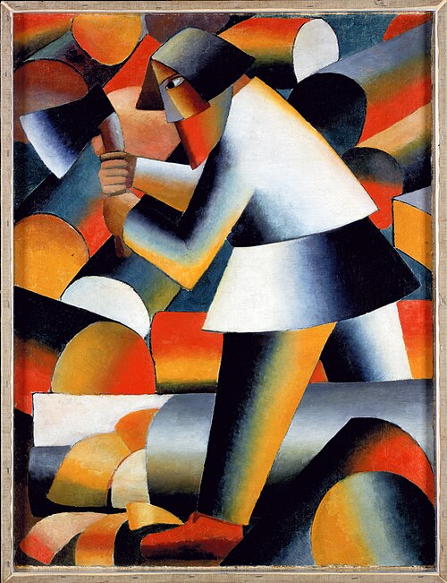 Le Bûcheron, 1912, Kasimir Malevitch