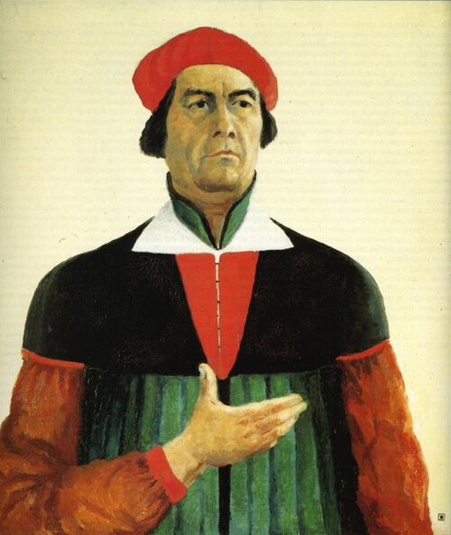 Self-portrait, 1933, Kazimir Malevich