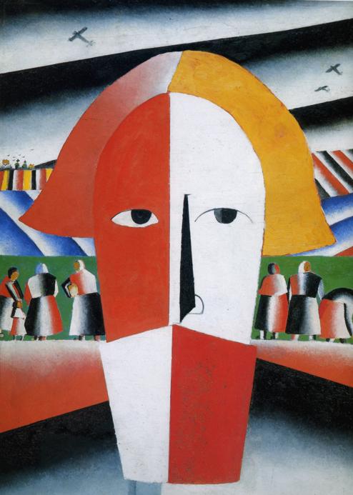 Head of a Peasant, 1929, Kazimir Malevich