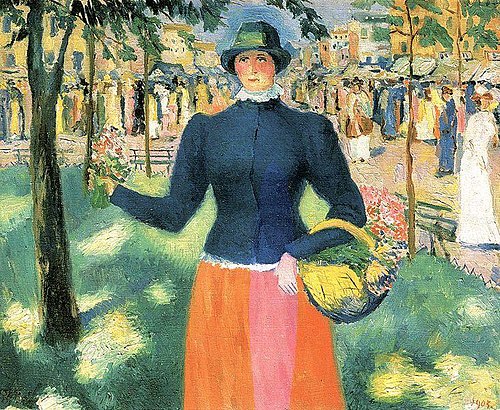 Flower Girl II, 1920, Kasimir Malevitch