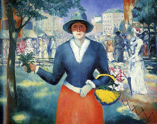 Flower Girl III, 1920, Kasimir Malevitch