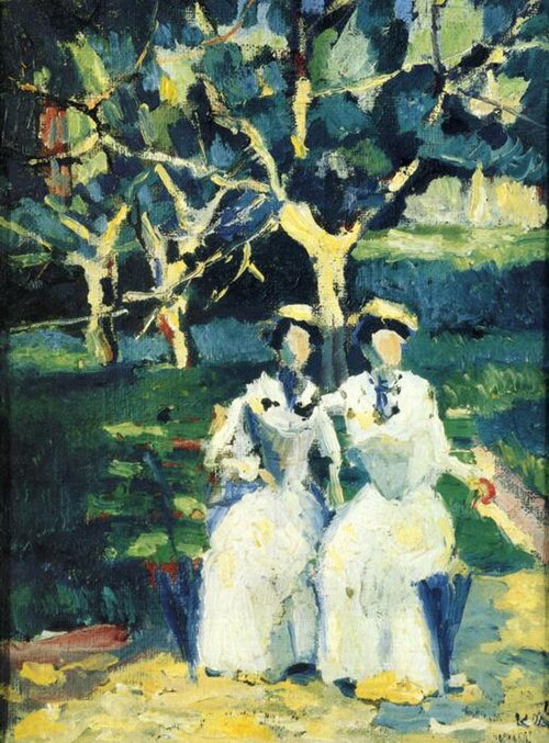 Two Sisters I, 1920, Kasimir Malevitch