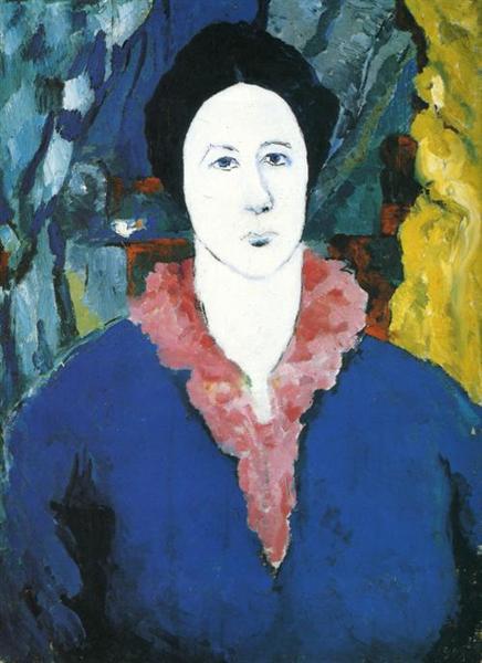Portrait bleu, 1928, Kasimir Malevitch