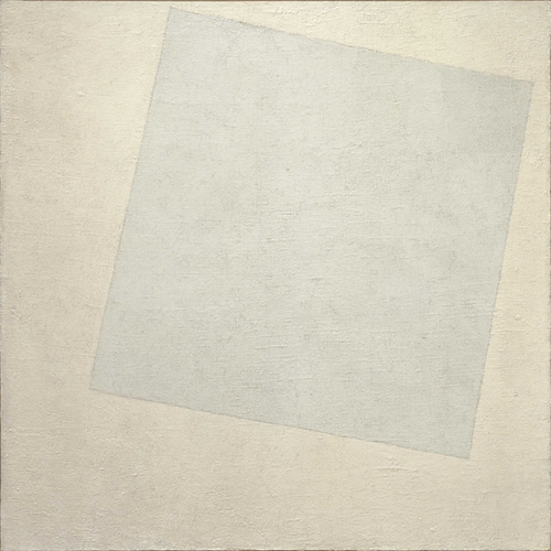 Carré blanc sur fond blanc, 1918, Kasimir Malevitch