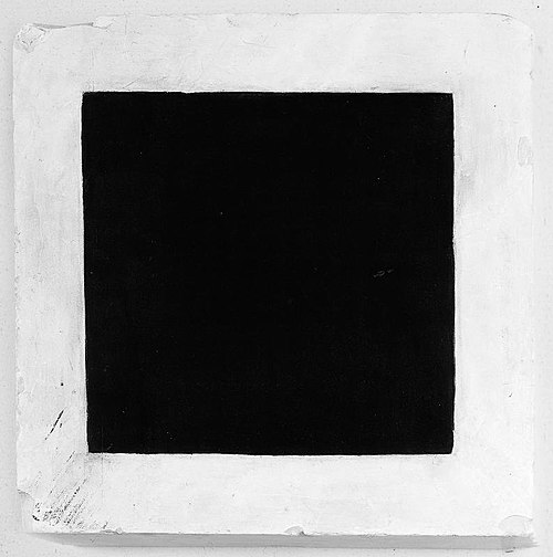 Carré noir, 1900, Kasimir Malevitch