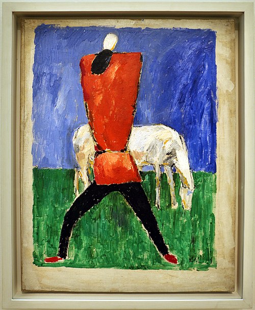 Le Cheval blanc, 1930, Kasimir Malevitch