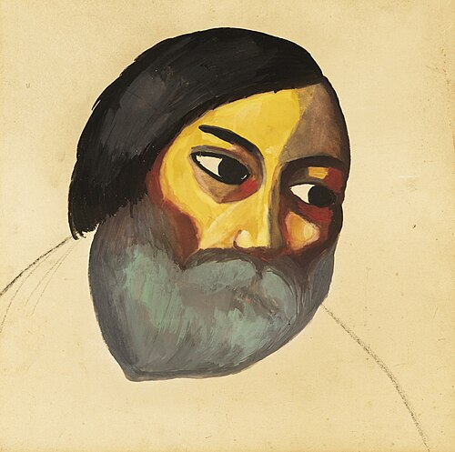 Tête de paysan, 1911, Kasimir Malevitch