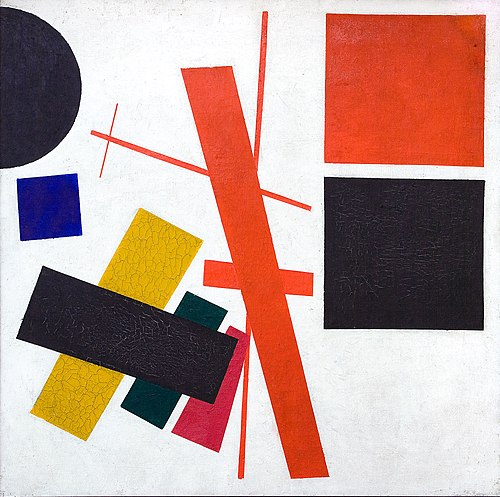Suprematism, 1915, Kasimir Malevitch