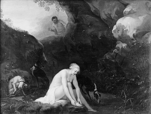 Bathing Nymph, 1662, François Verwilt