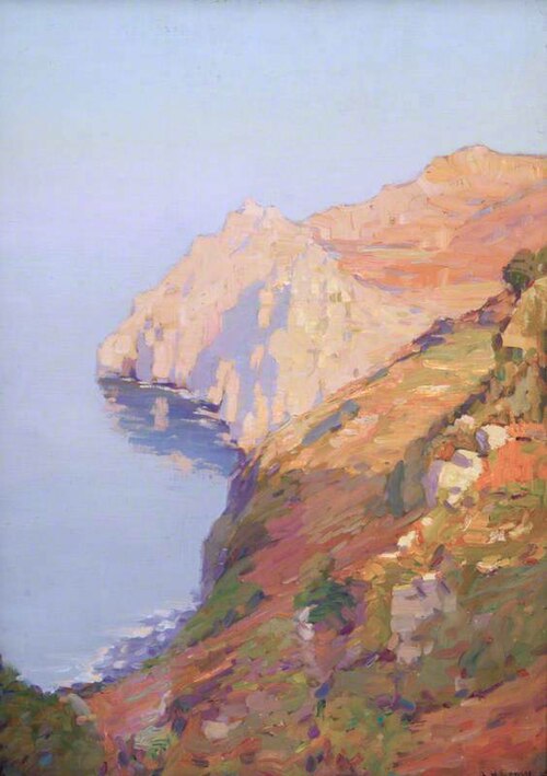 Devon Coast near Lynton, 1925, Augustus Enness
