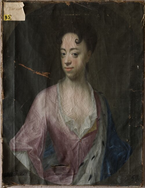 Okänd kvinna, 1712, Johann Salomon Wahl