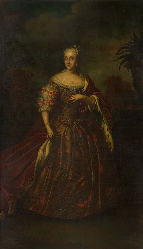 Princess Charlotte of Denmark (1706-1782)?, 1752, Johann Salomon Wahl