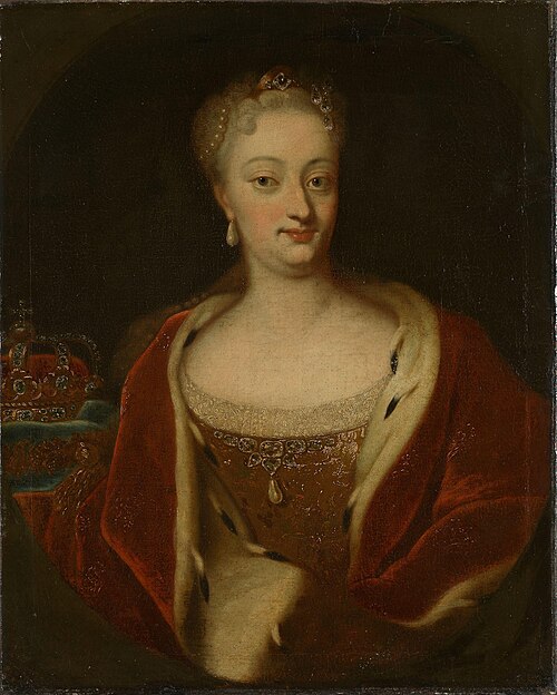 Sophie Magdalene, Queen of Denmark-Norway, 1730, Johann Salomon Wahl