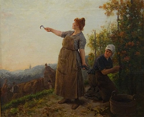 Grape Harvest, 1900, Frédéric Théodore Lix