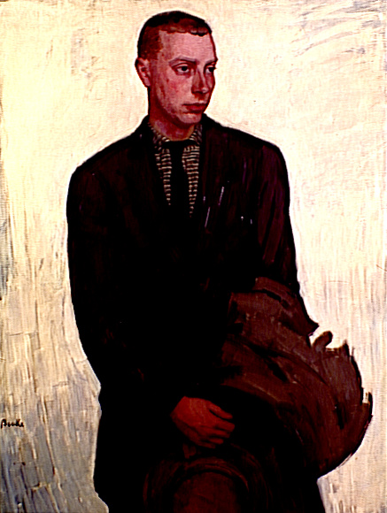 Portrait du peintre strasbourgeois Hans Arp, 1910, Henri Beecke